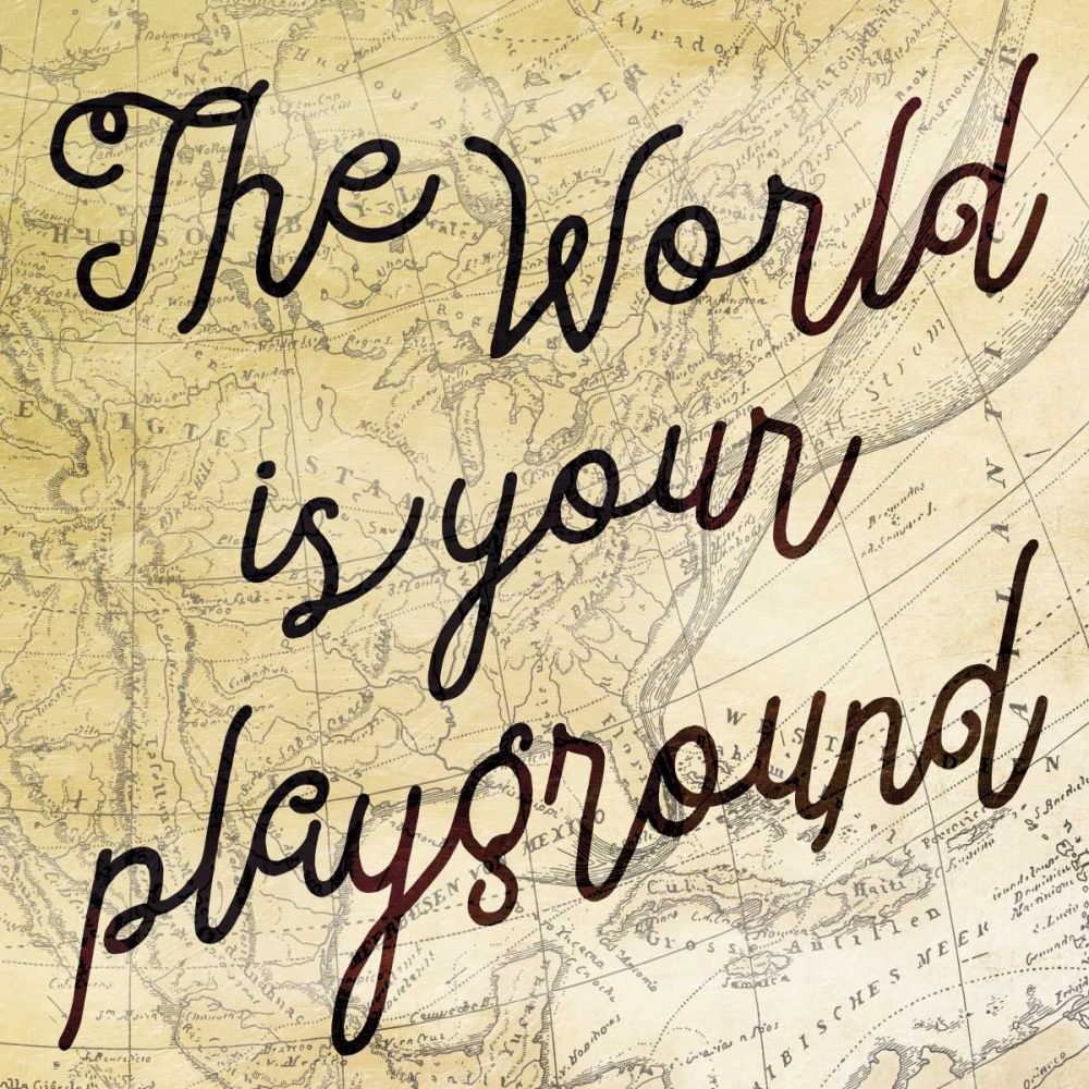 The World is Your Playground art print by Jace Grey for $57.95 CAD