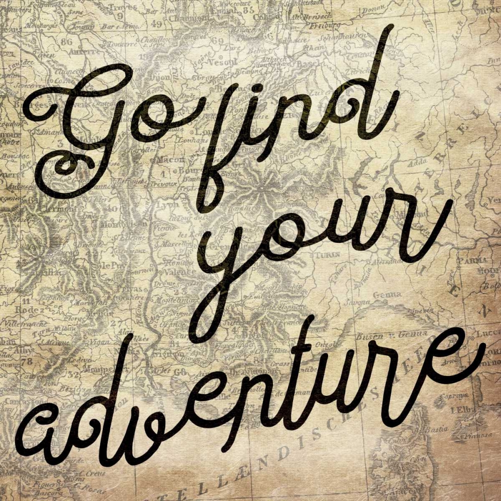 Go Find Your Adventure art print by Jace Grey for $57.95 CAD