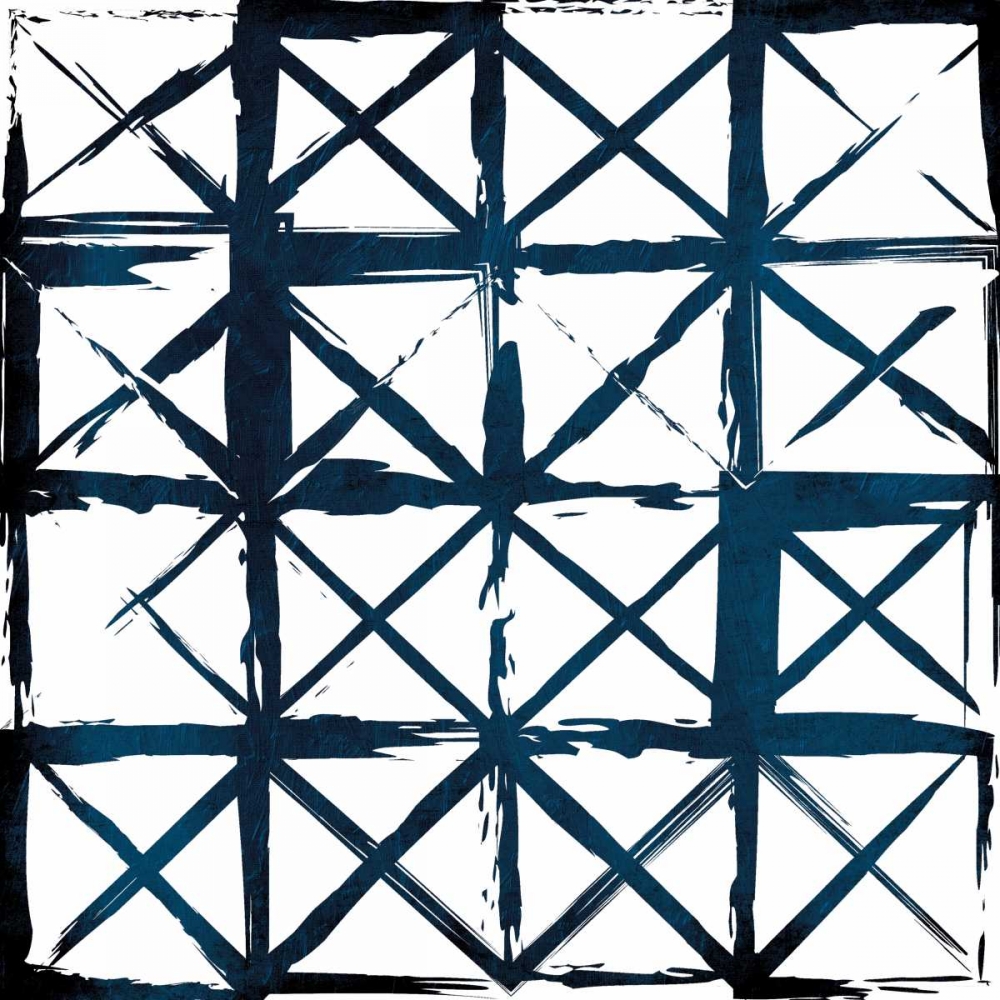 Box Blue Lines art print by Jace Grey for $57.95 CAD