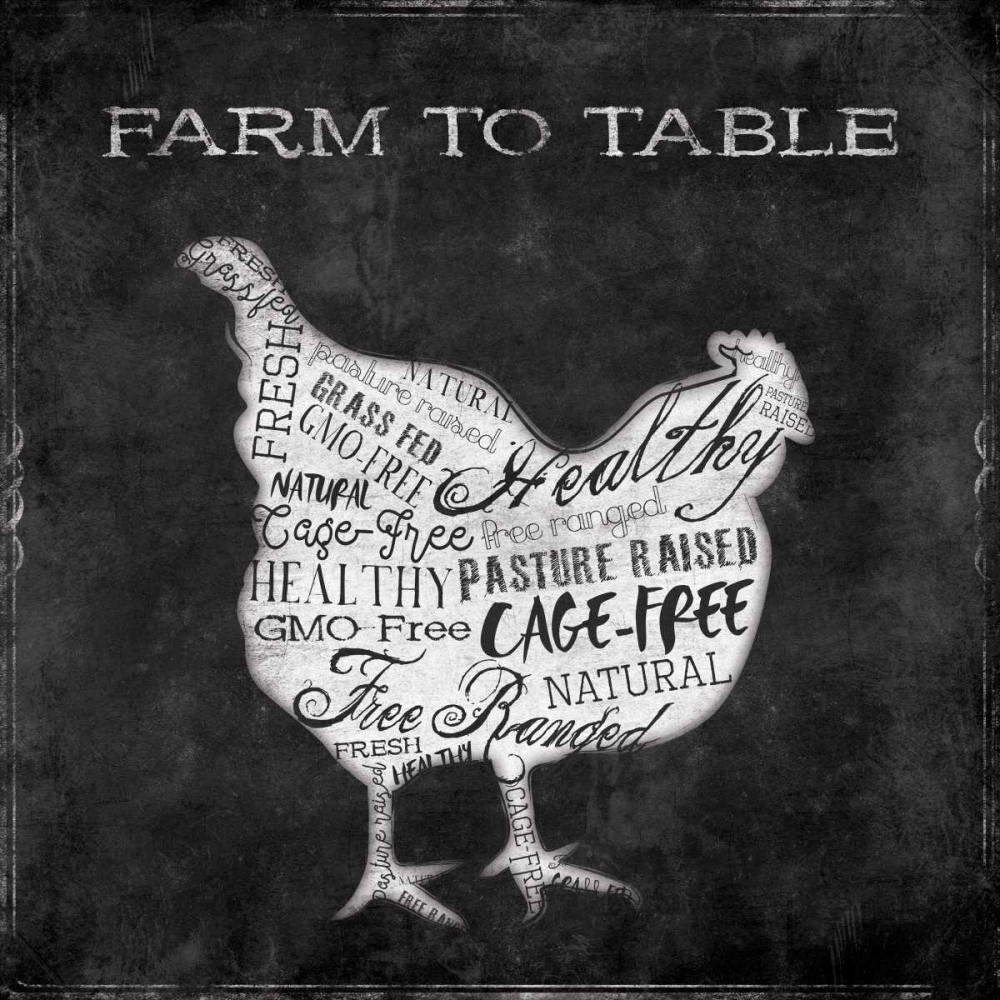 Farm To Chicken art print by Jace Grey for $57.95 CAD