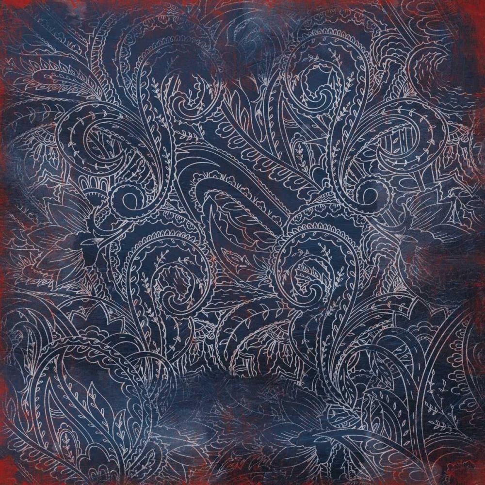 Patriotic Paisley art print by Jace Grey for $57.95 CAD