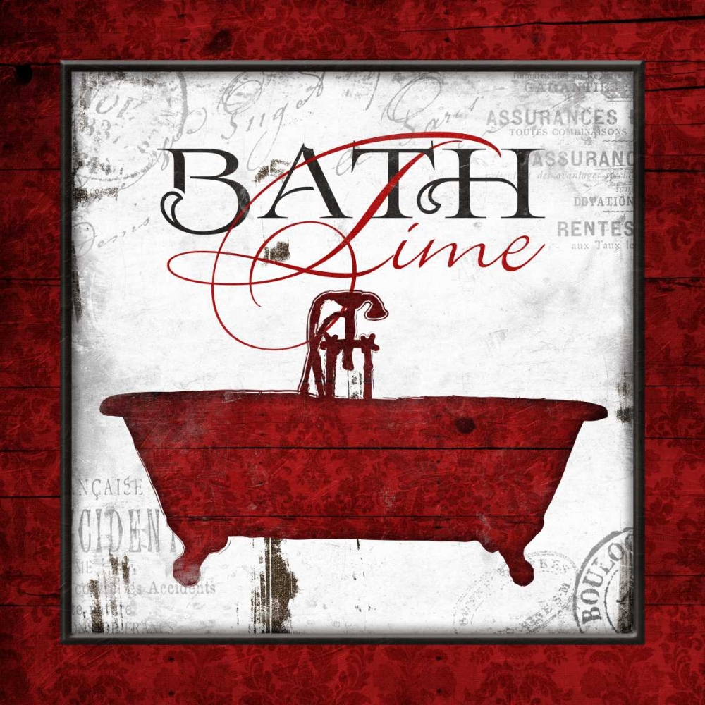 Crimson Bath Time art print by Jace Grey for $57.95 CAD
