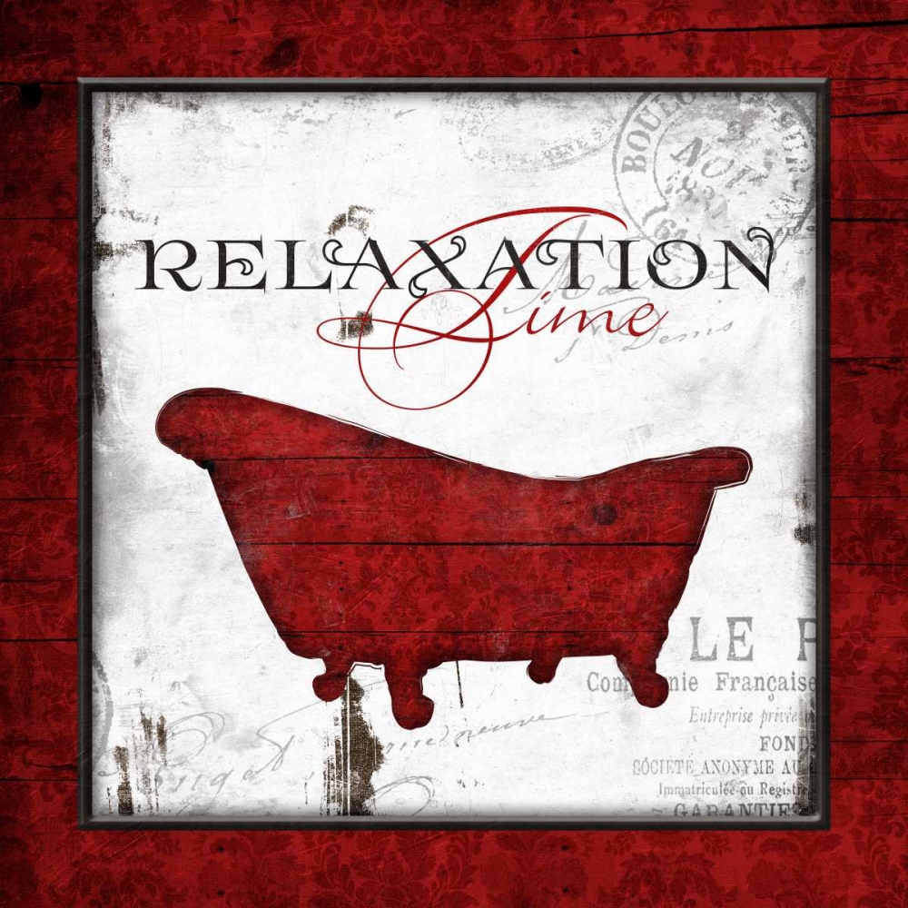 Crimson Relaxation Time art print by Jace Grey for $57.95 CAD