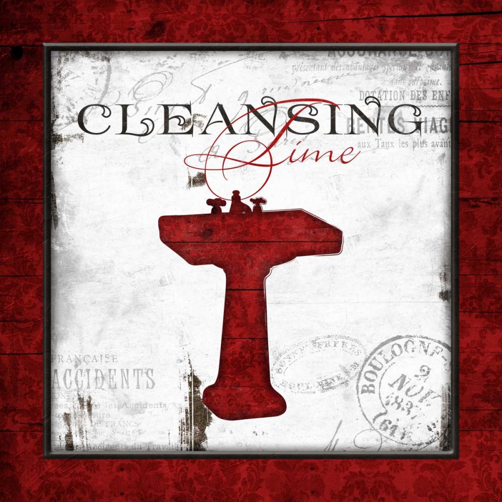 Crimson Cleansing Time art print by Jace Grey for $57.95 CAD