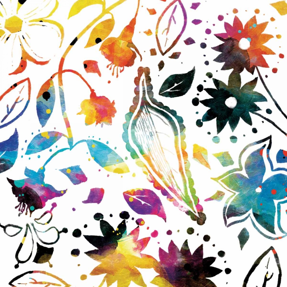Colorful Florals art print by Jace Grey for $57.95 CAD