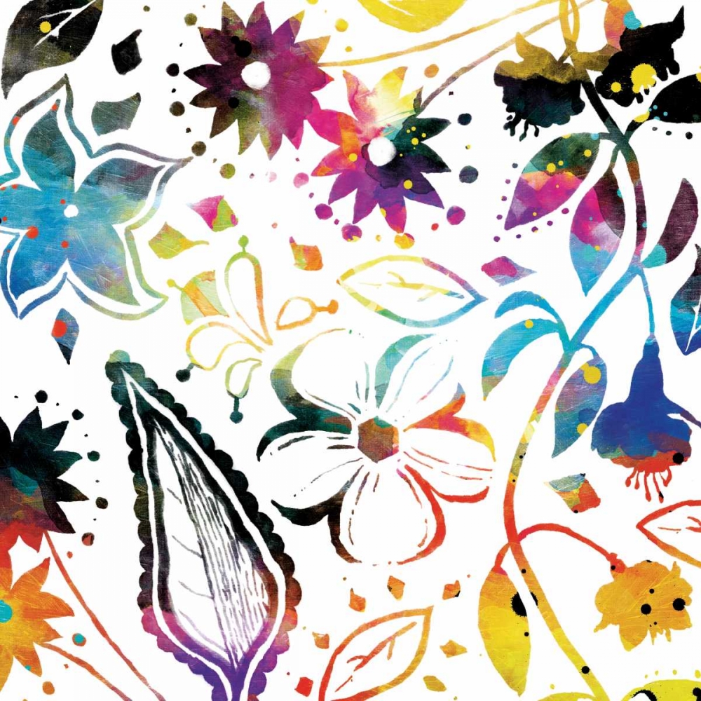 Colorful Florals Mate art print by Jace Grey for $57.95 CAD