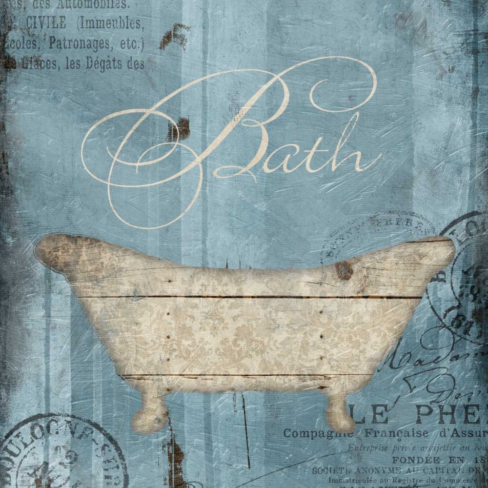 Bath Grey Blues art print by Jace Grey for $57.95 CAD