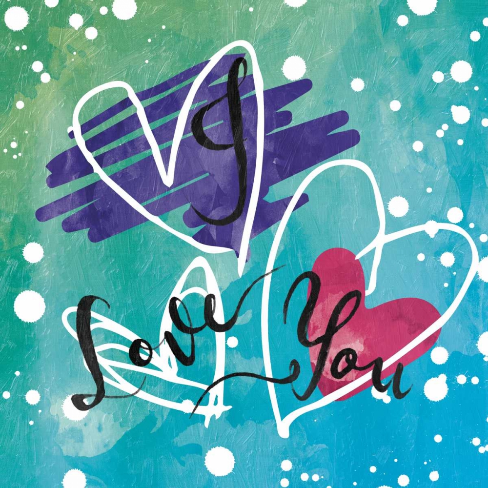 I Love You art print by Jace Grey for $57.95 CAD