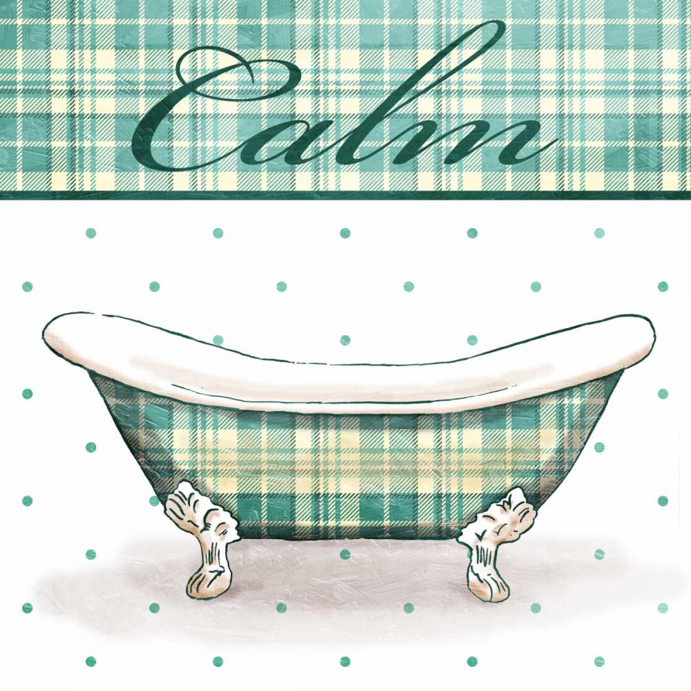 Relaxed Plaid Bath Mate art print by Jace Grey for $57.95 CAD