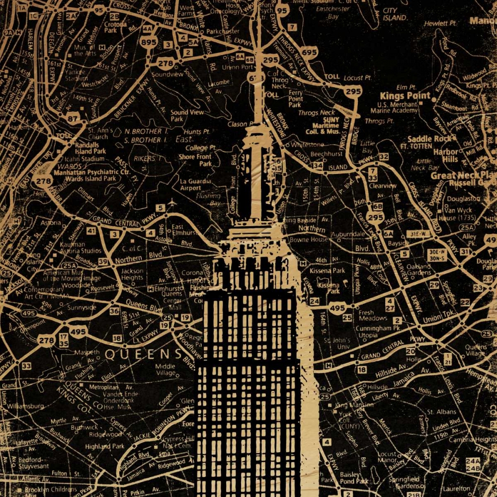 Empire Map art print by Jace Grey for $57.95 CAD
