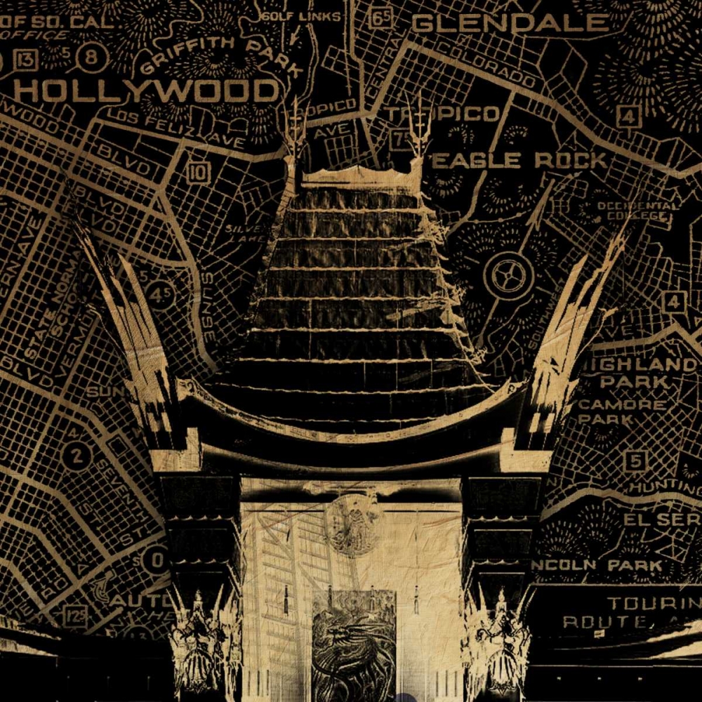 LA Map art print by Jace Grey for $57.95 CAD