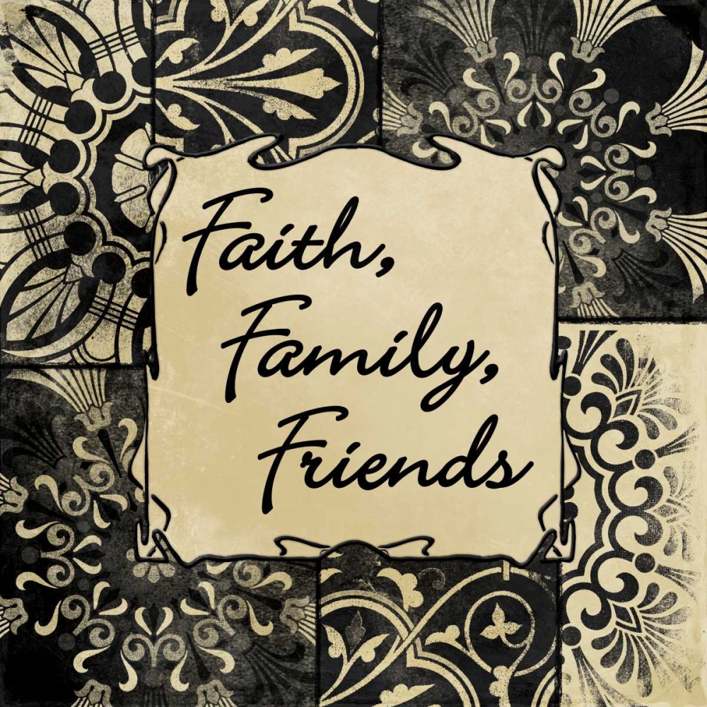 Faith Family Friends art print by Jace Grey for $57.95 CAD