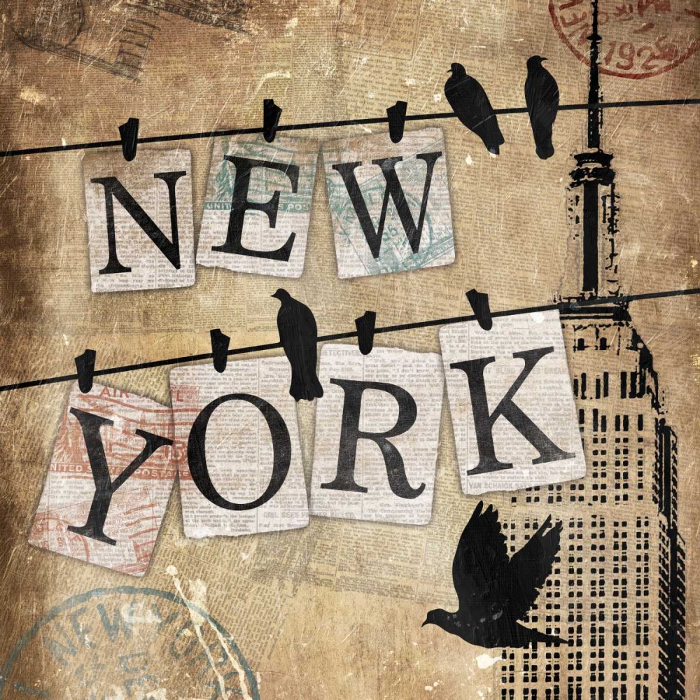 New York On The Line art print by Jace Grey for $57.95 CAD
