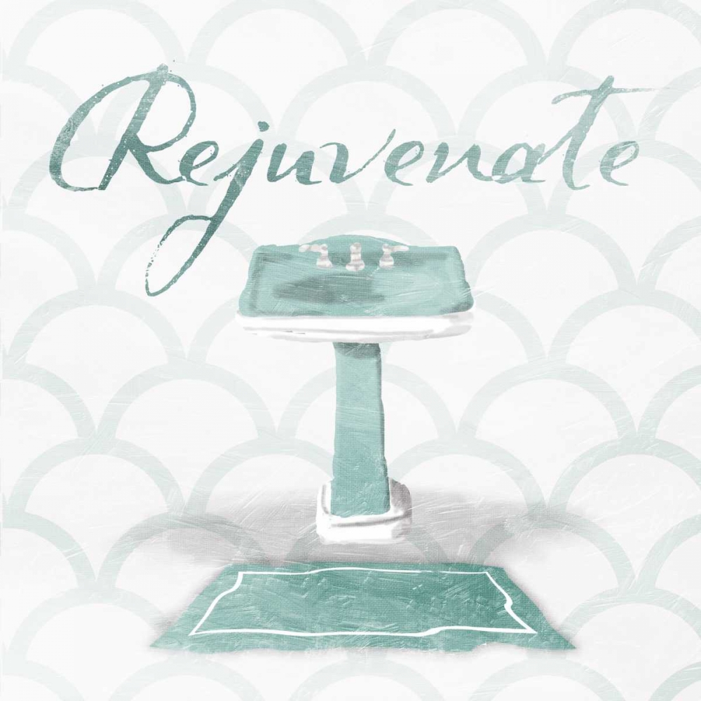Dull Teal Rejuvenate art print by Jace Grey for $57.95 CAD