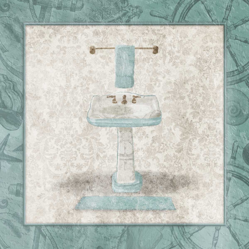 Serene Coastal Sink art print by Jace Grey for $57.95 CAD