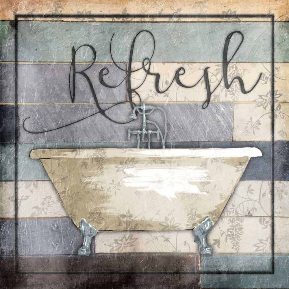 Refreshed Wooden Bath art print by Jace Grey for $57.95 CAD