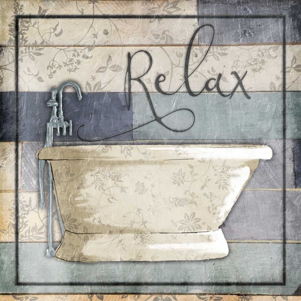 Relaxing Wooden Bath art print by Jace Grey for $57.95 CAD