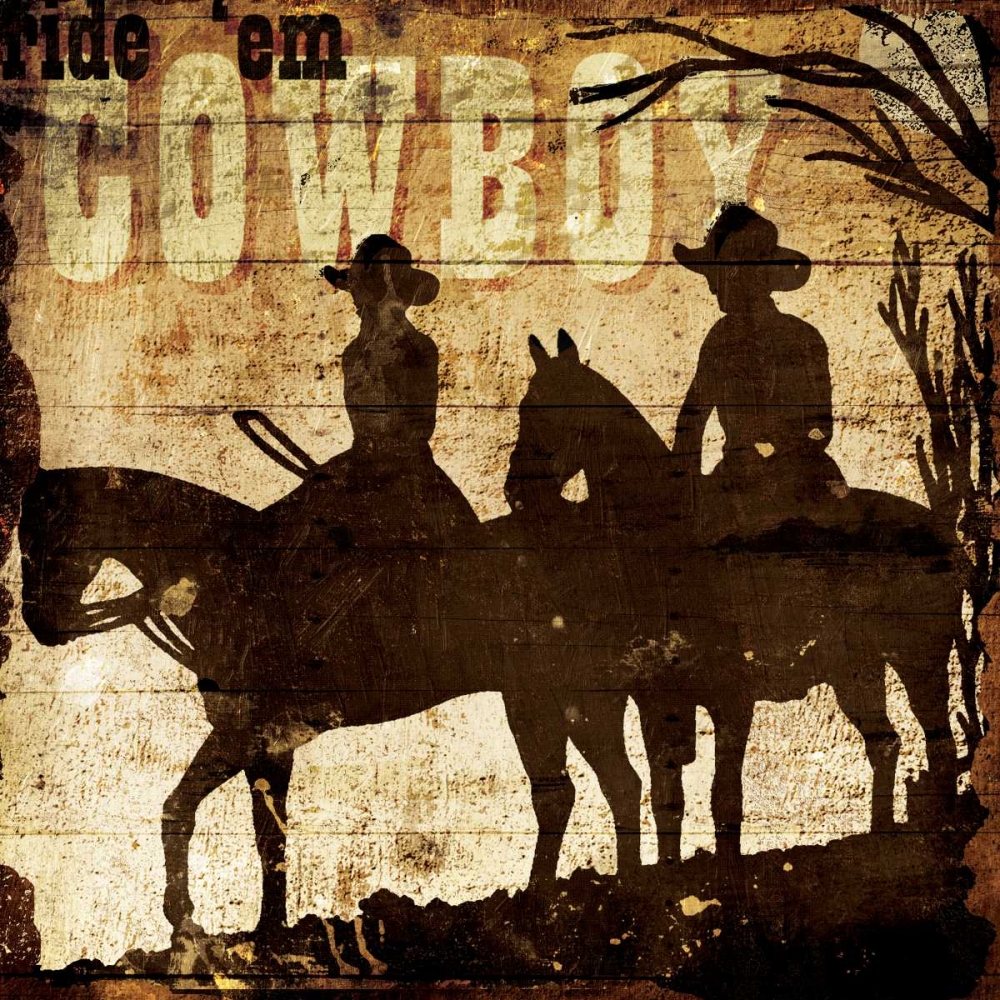 Ridem Cowboy art print by Jace Grey for $57.95 CAD