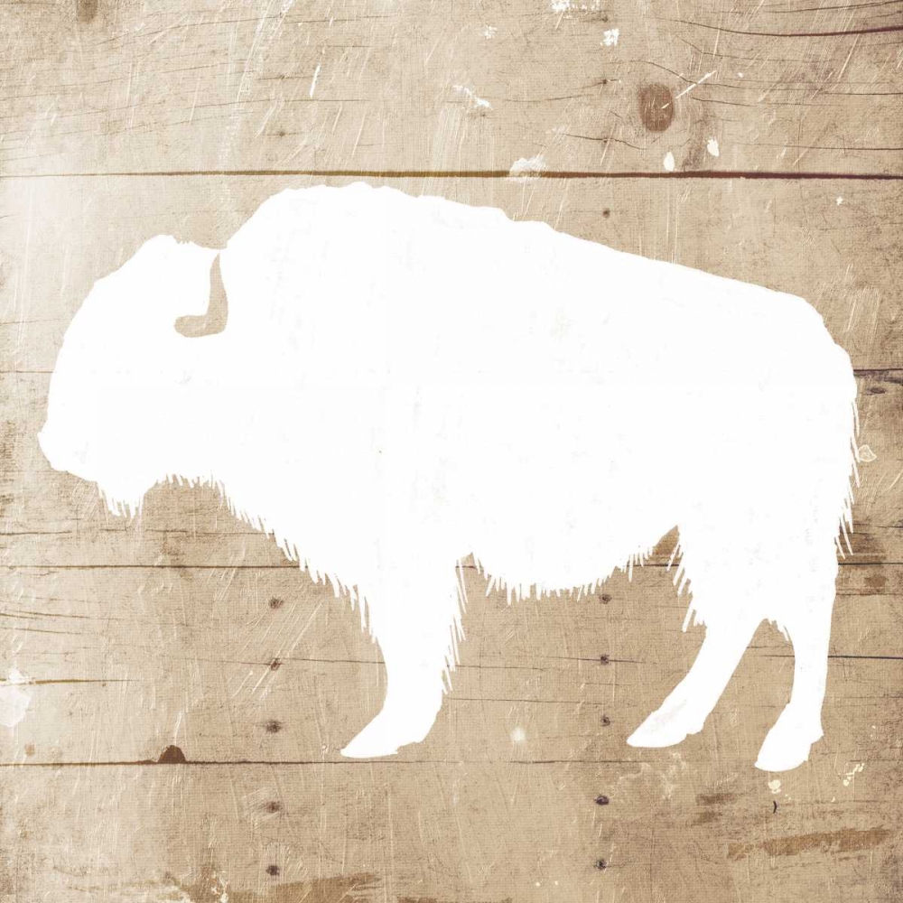White On Wood Buffalo art print by Jace Grey for $57.95 CAD