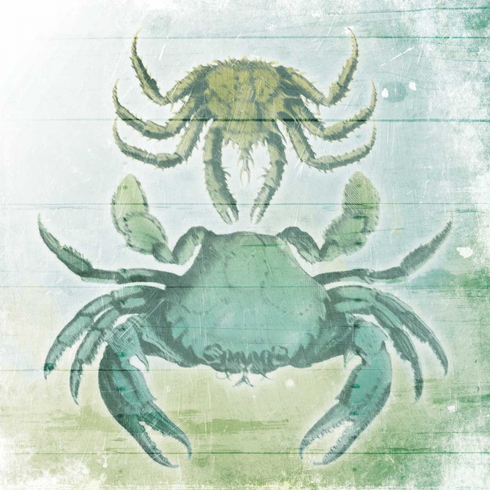 Sea Foam Crabs art print by Jace Grey for $57.95 CAD