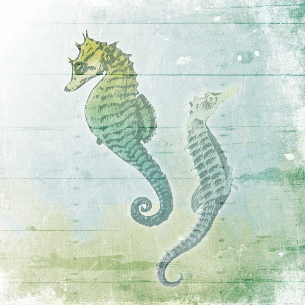 Sea Foam Seahorse art print by Jace Grey for $57.95 CAD