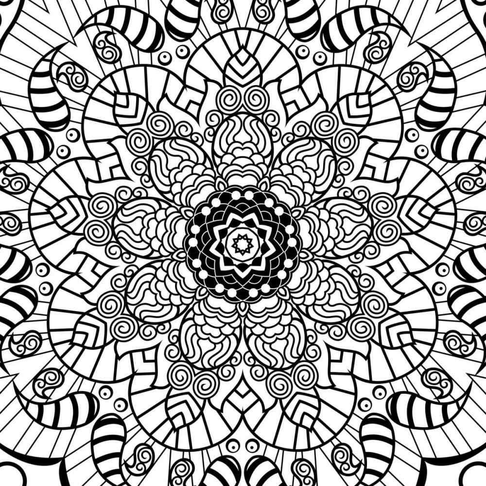 Calm Fire BW art print by Jace Grey for $57.95 CAD