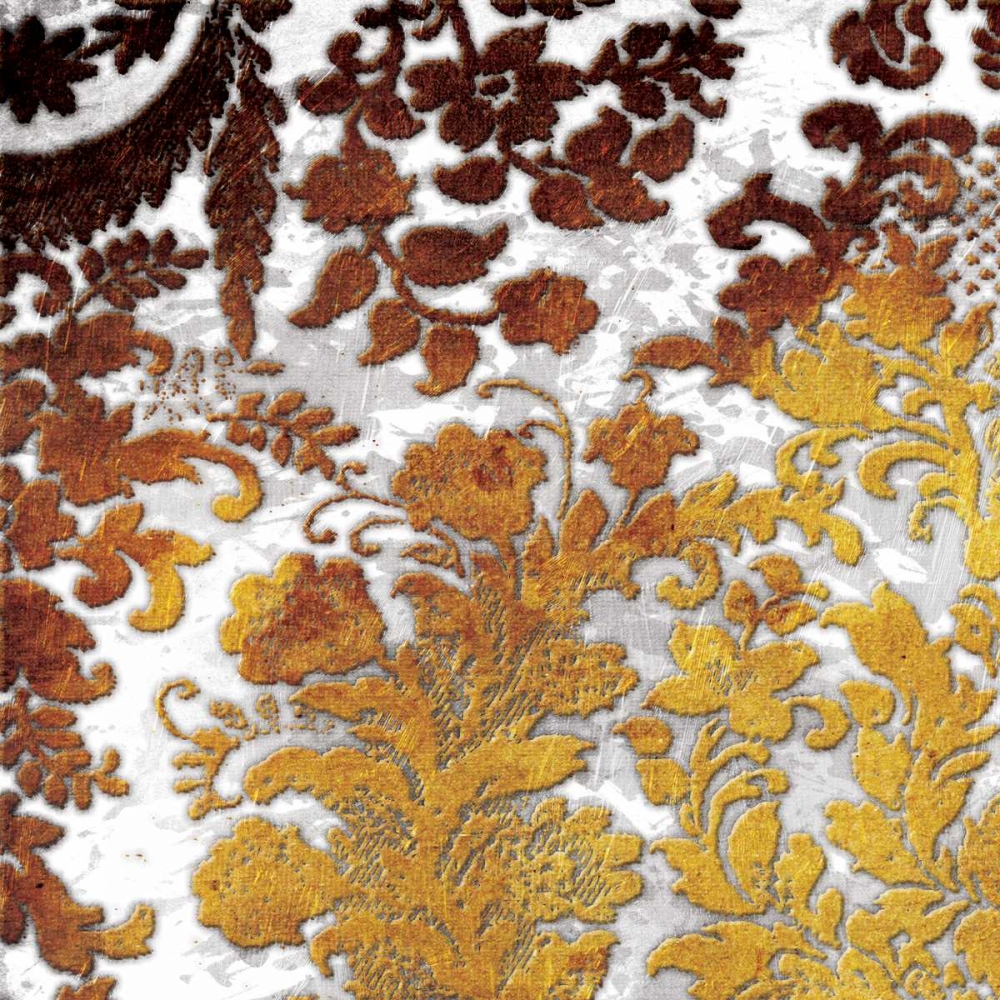 Gold Floral Stamp art print by Jace Grey for $57.95 CAD