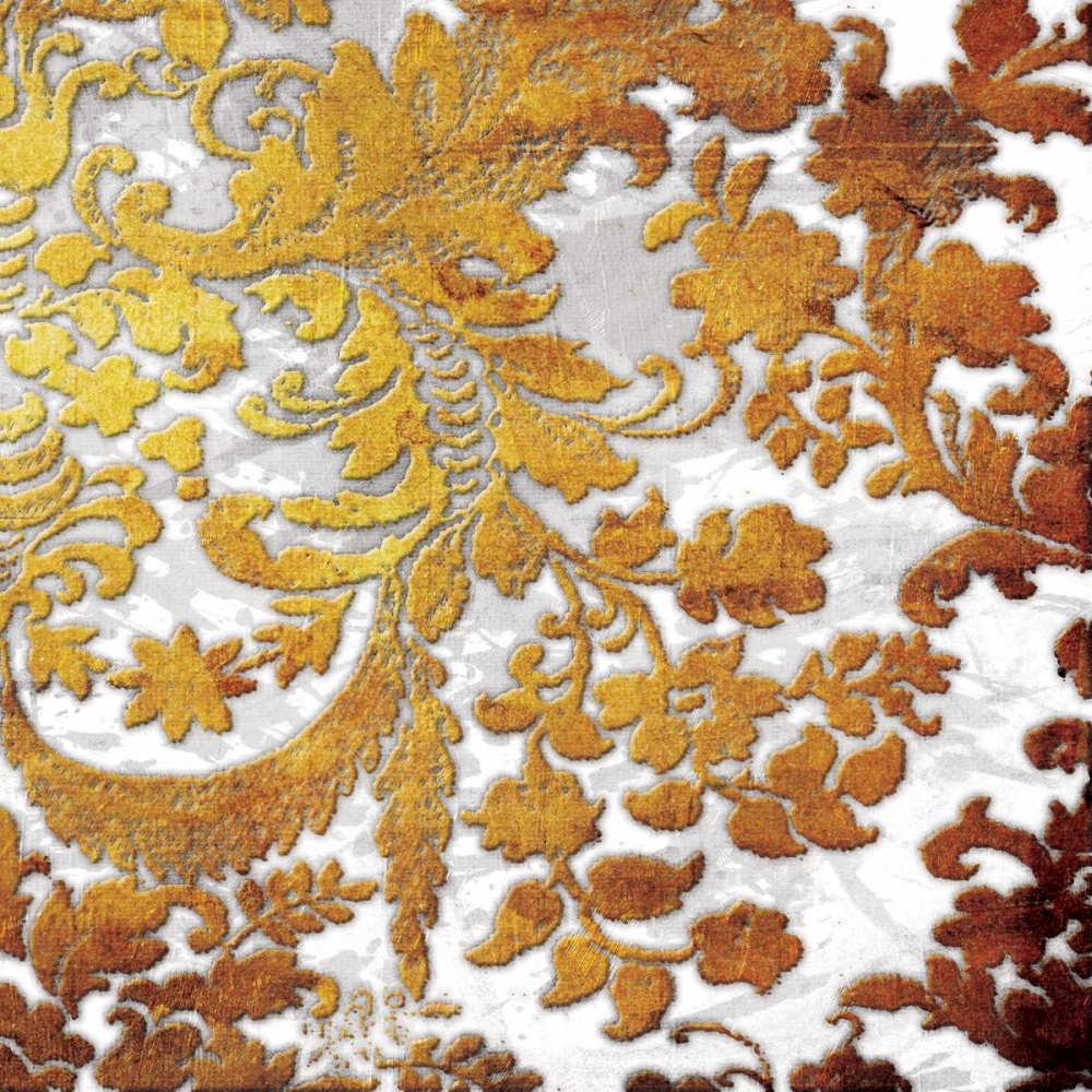 Gold Floral Stamp Two art print by Jace Grey for $57.95 CAD