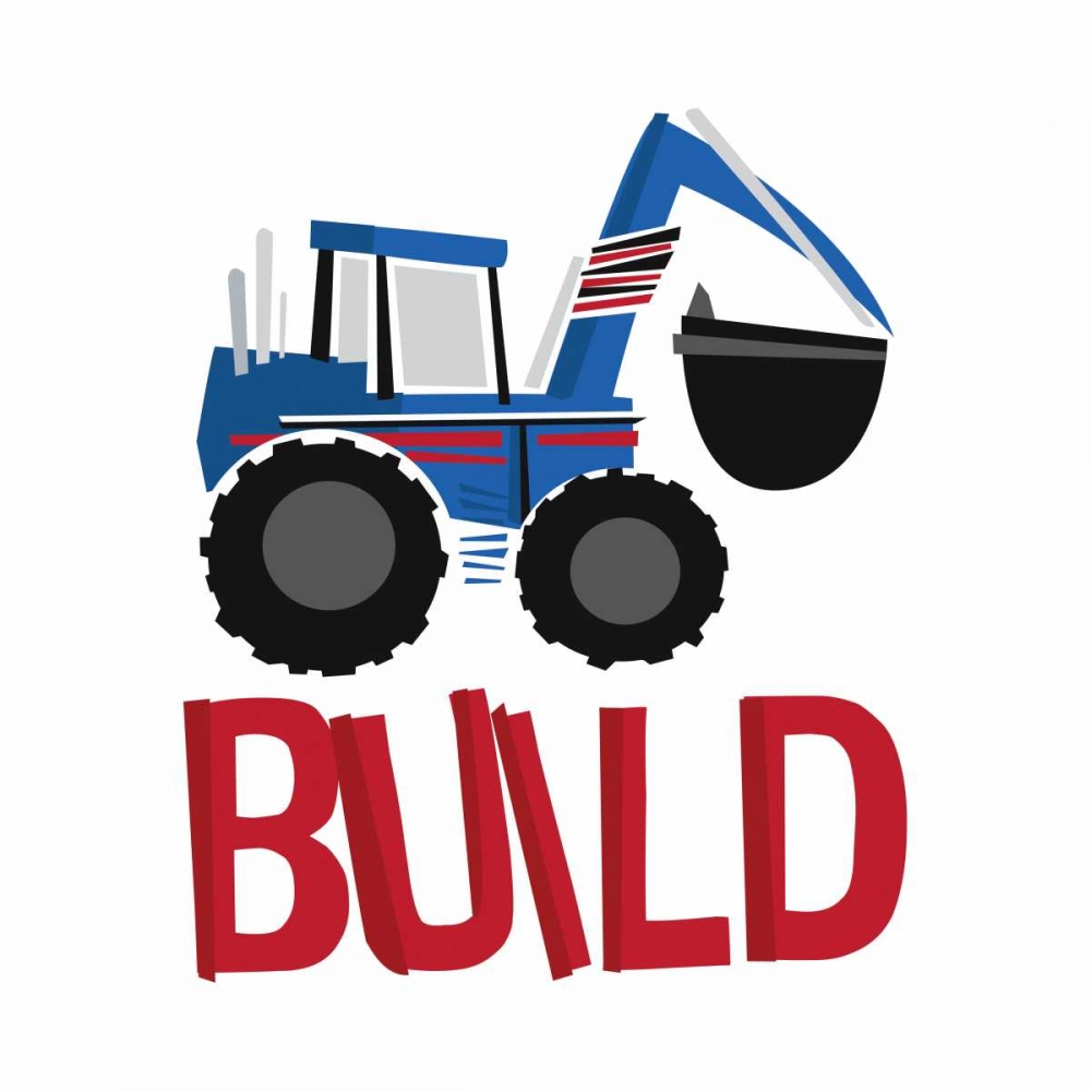 Blue Build art print by Jace Grey for $57.95 CAD
