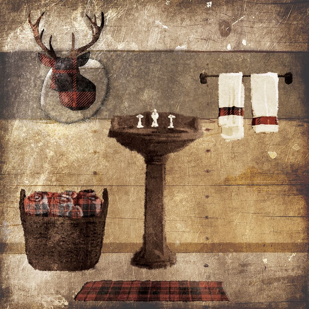 Cabin Deer art print by Jace Grey for $57.95 CAD