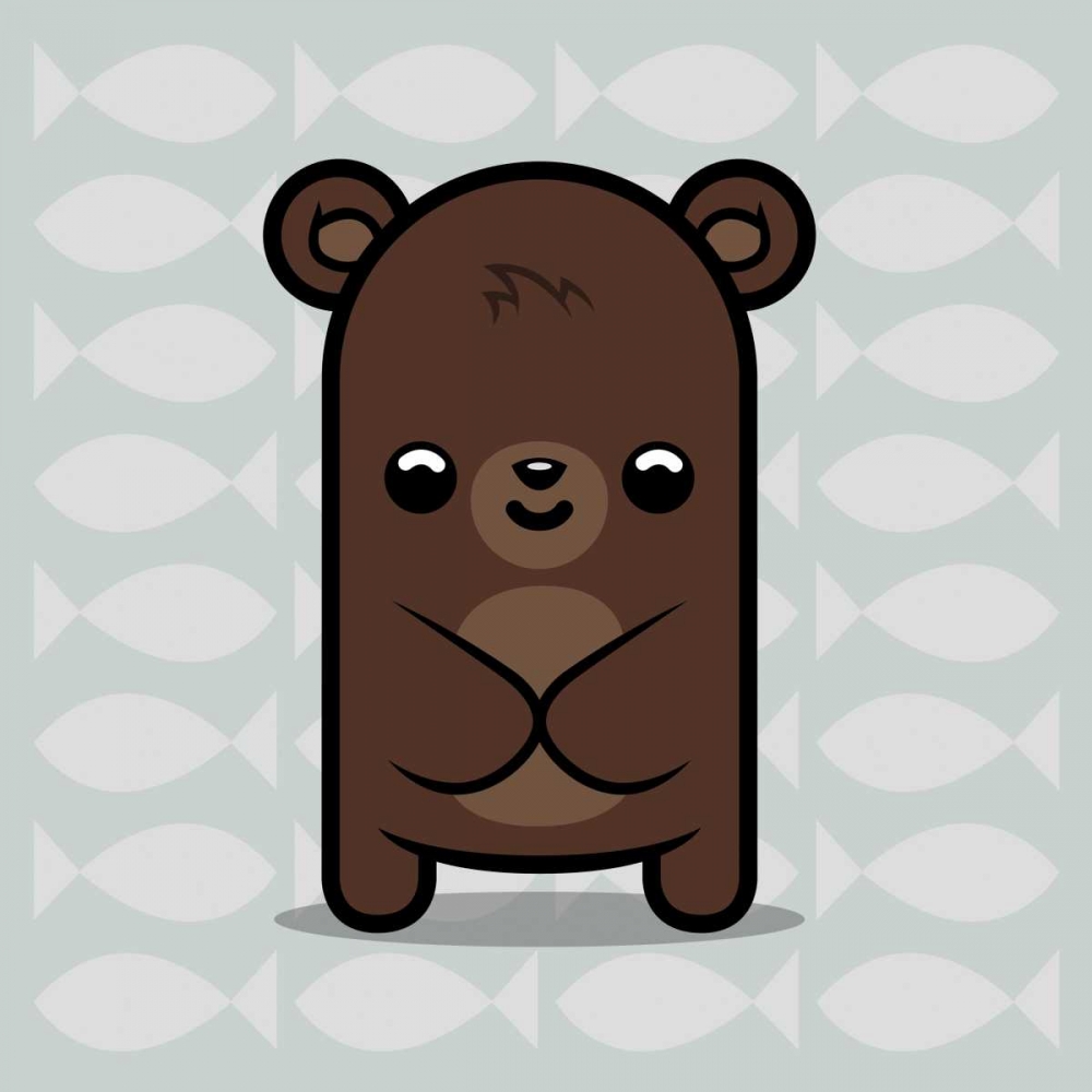 Cute Bear art print by Jace Grey for $57.95 CAD