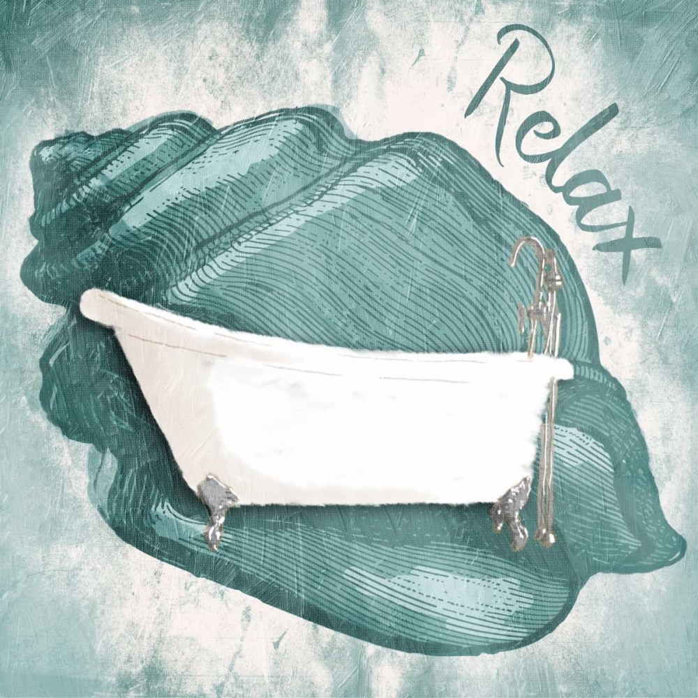 Relax Shell Bath art print by Jace Grey for $57.95 CAD