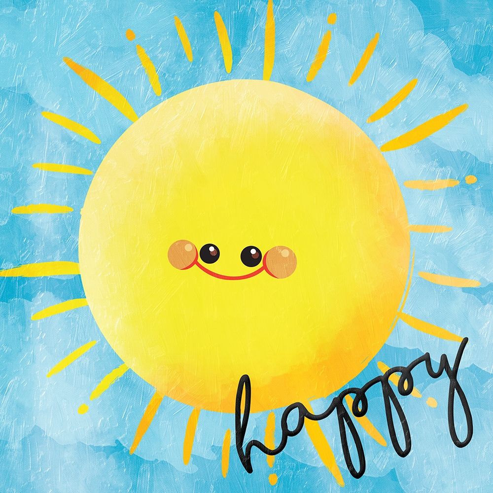 Happy art print by Jace Grey for $57.95 CAD