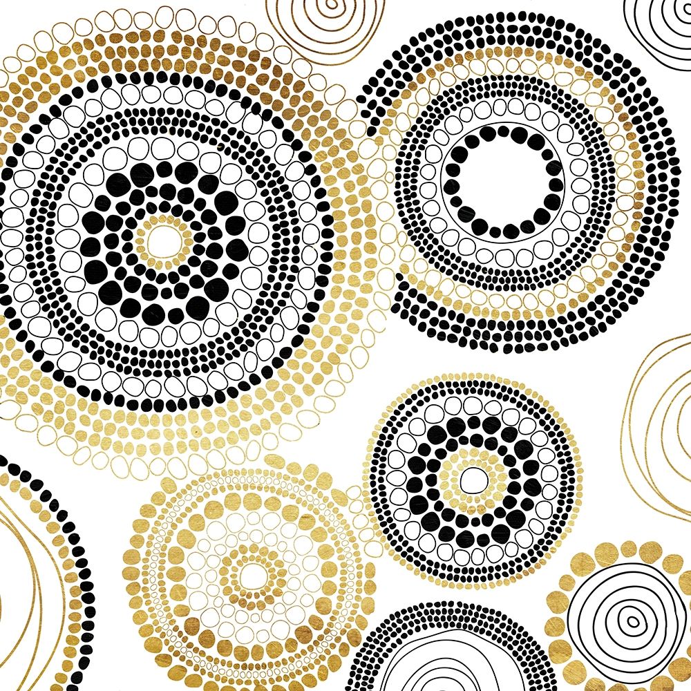 Golden Cells art print by Jace Grey for $57.95 CAD