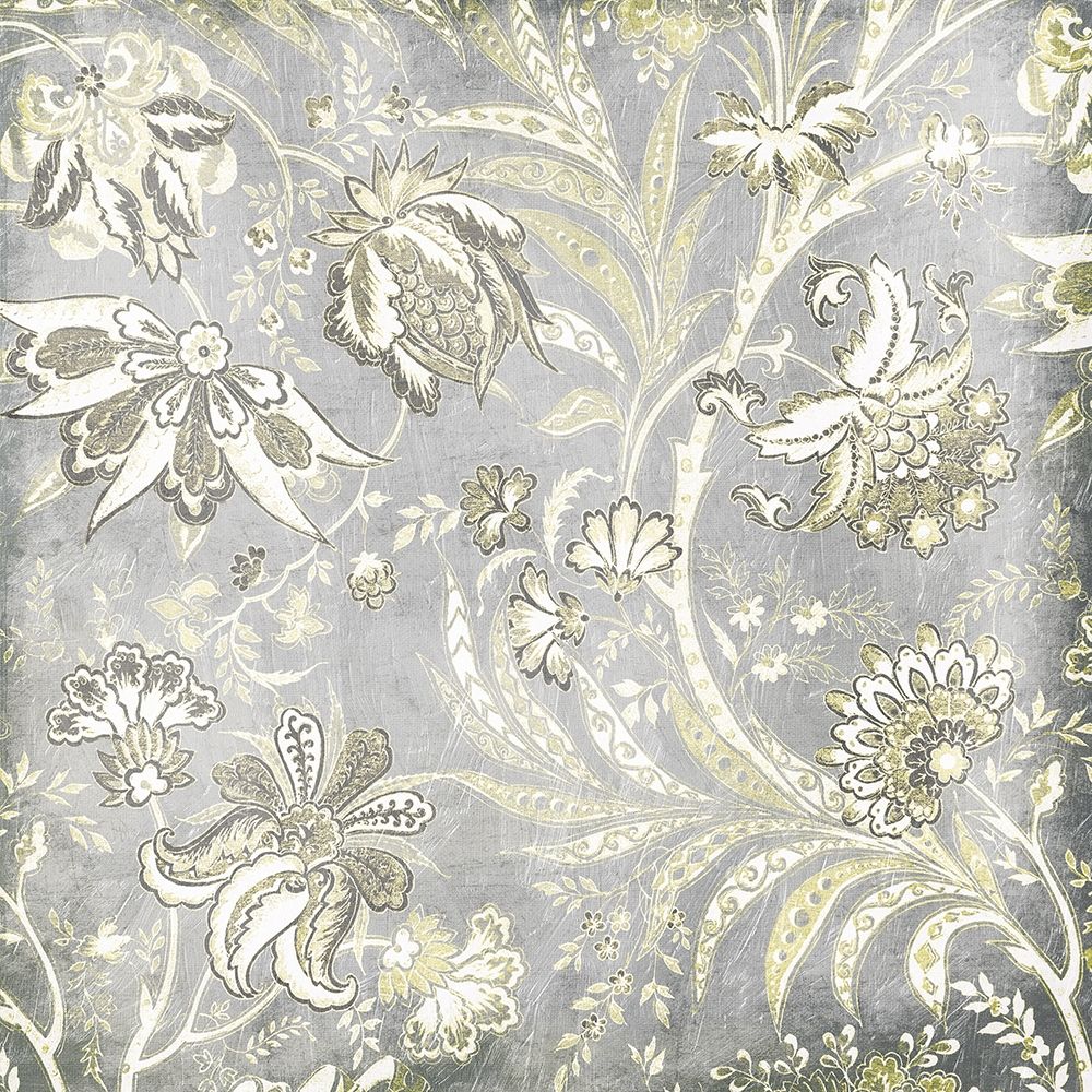 Grey Flower Pattern art print by Jace Grey for $57.95 CAD