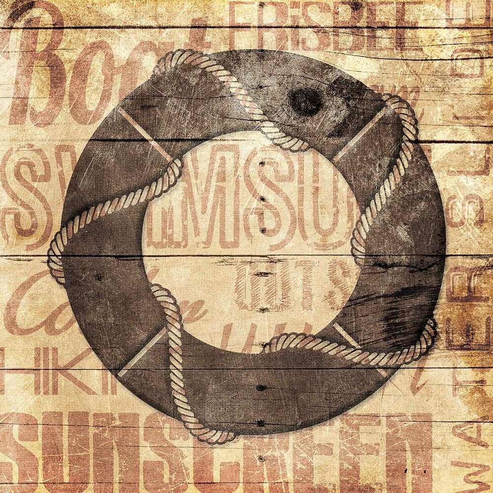 Wooden Life Saver art print by Jace Grey for $57.95 CAD