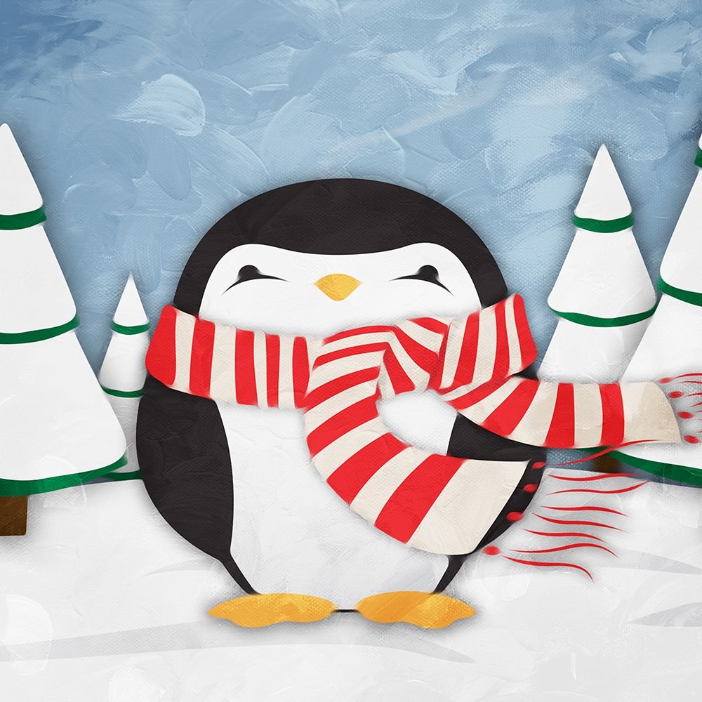 Happy Penguin art print by Jace Grey for $57.95 CAD