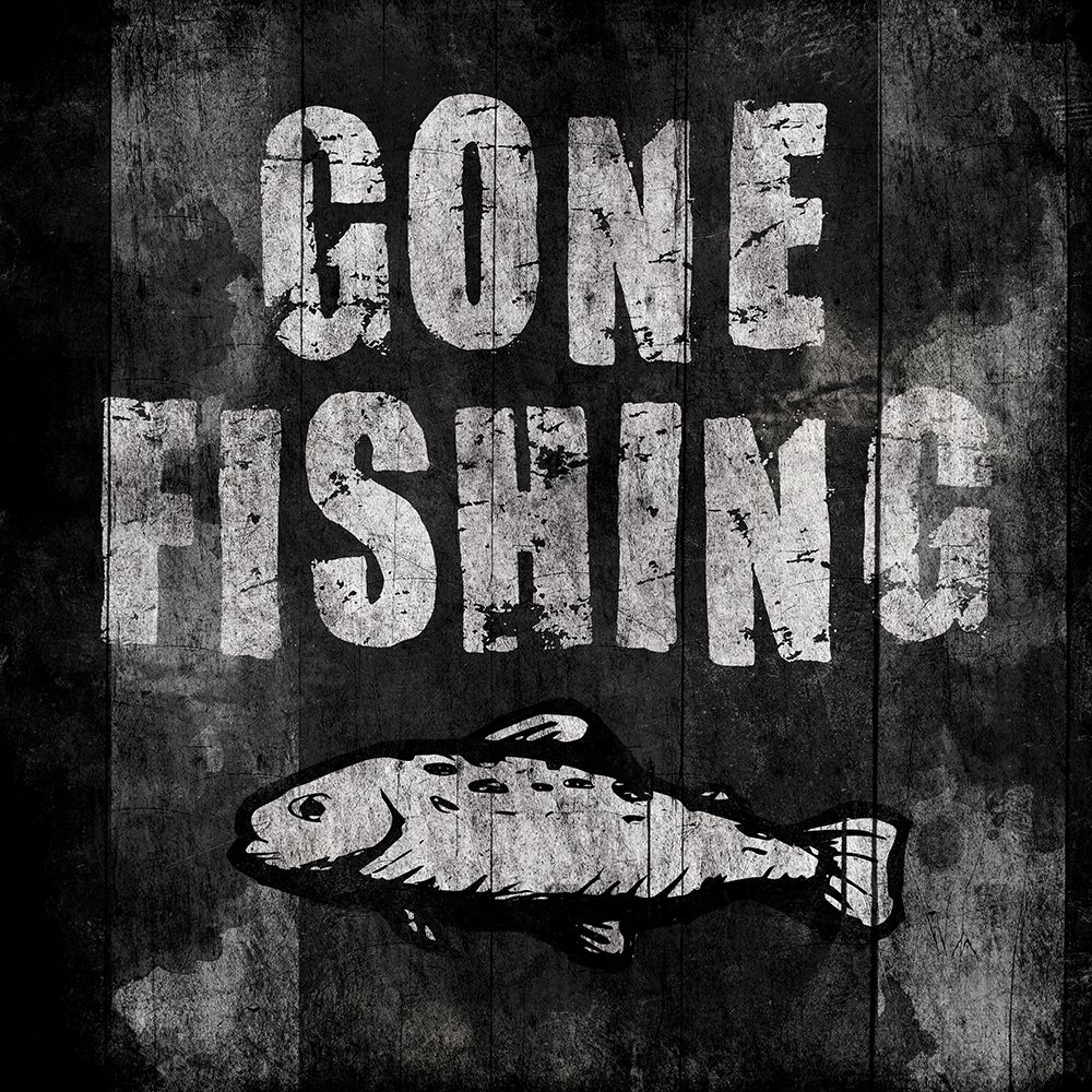 Gone Fishing art print by Jace Grey for $57.95 CAD
