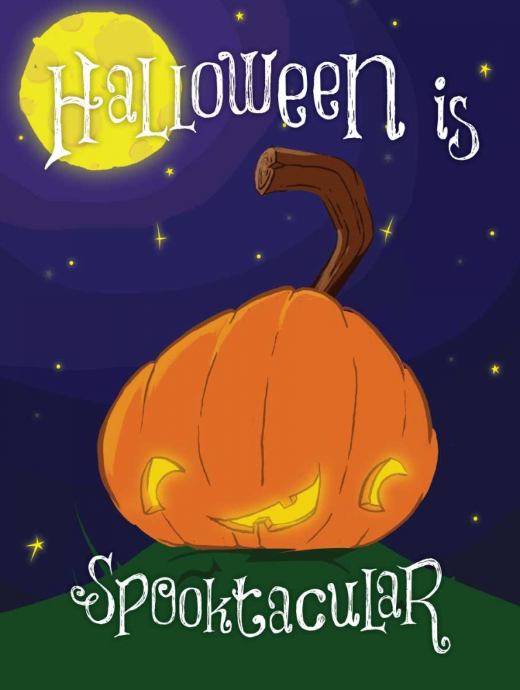 Spooktacular Pumpkin art print by Jace Grey for $57.95 CAD
