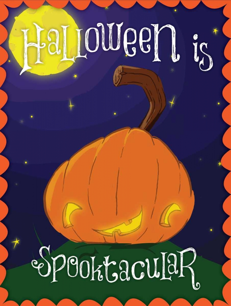 Spooktacular Pumpkin II art print by Jace Grey for $57.95 CAD