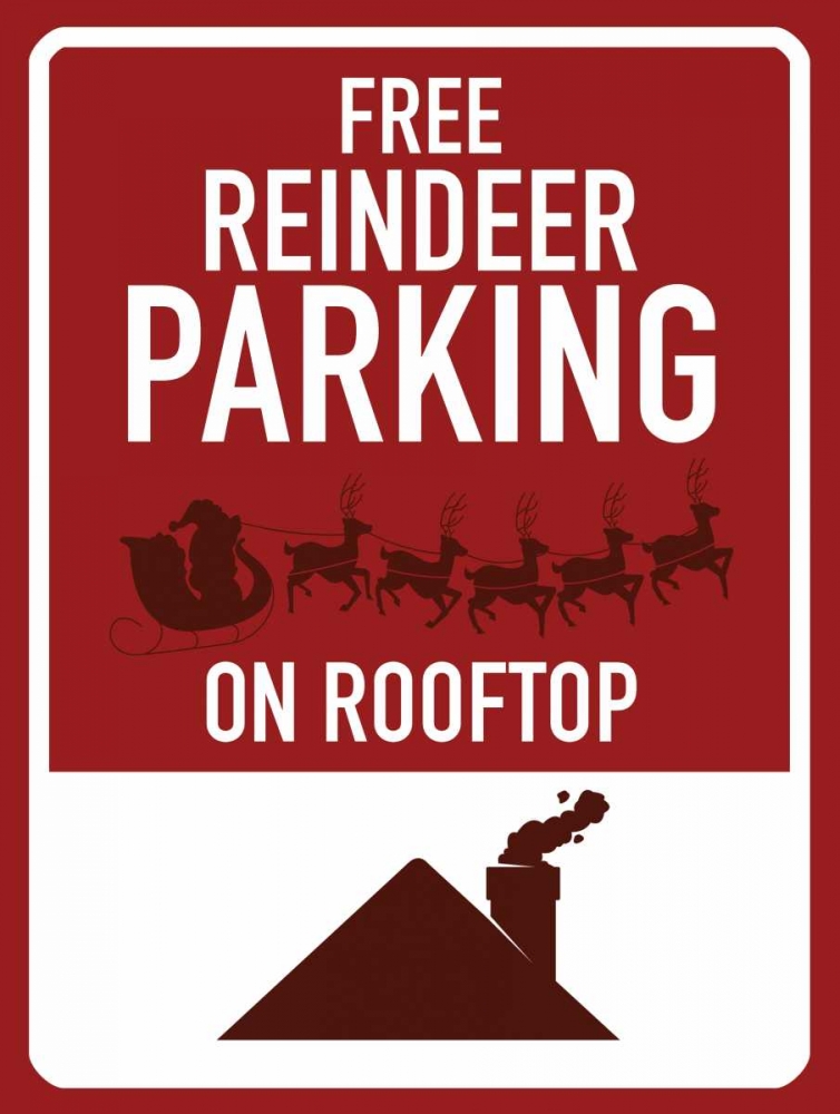 Free Reindeer Parking art print by Jace Grey for $57.95 CAD