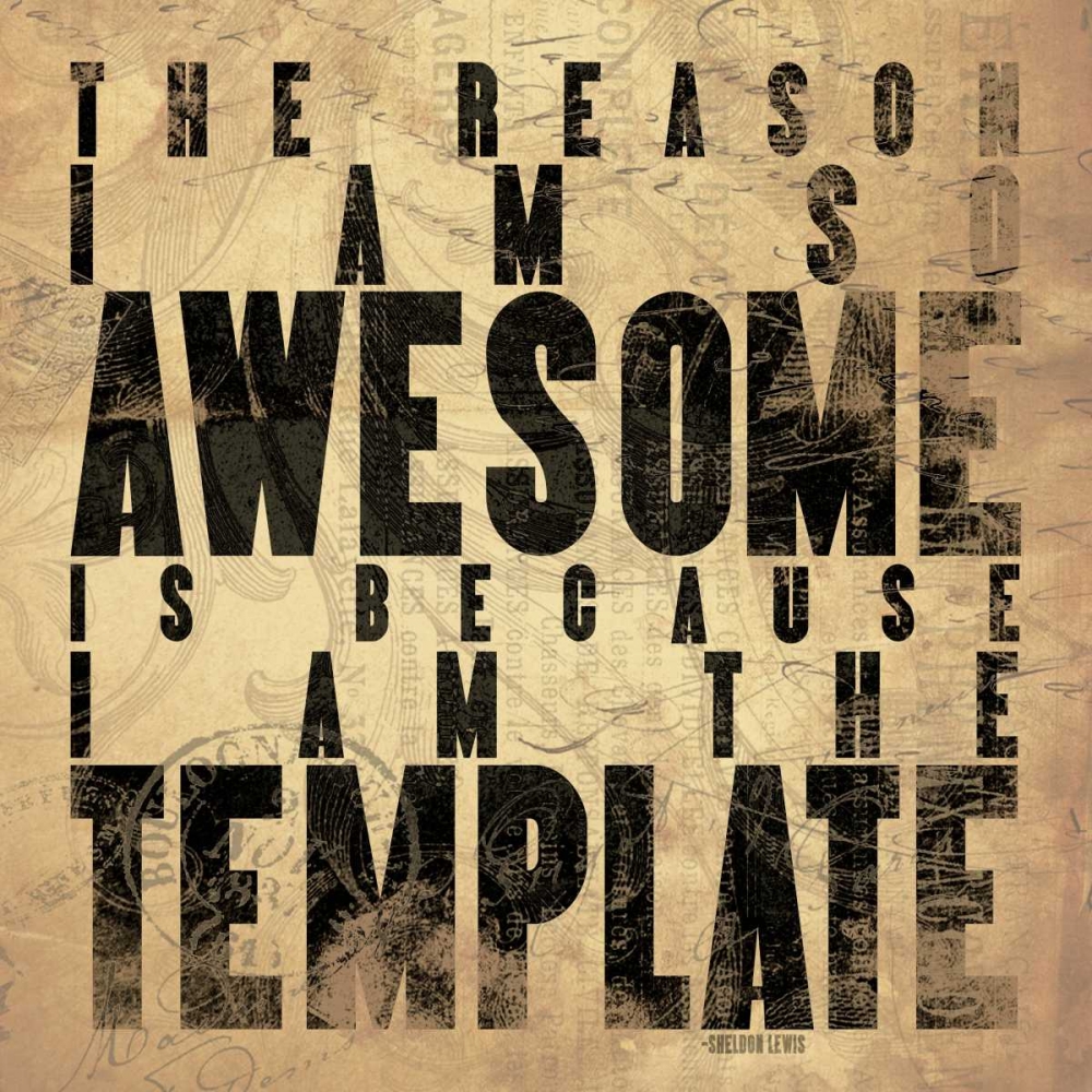 Awesome 1 art print by Jace Grey for $57.95 CAD