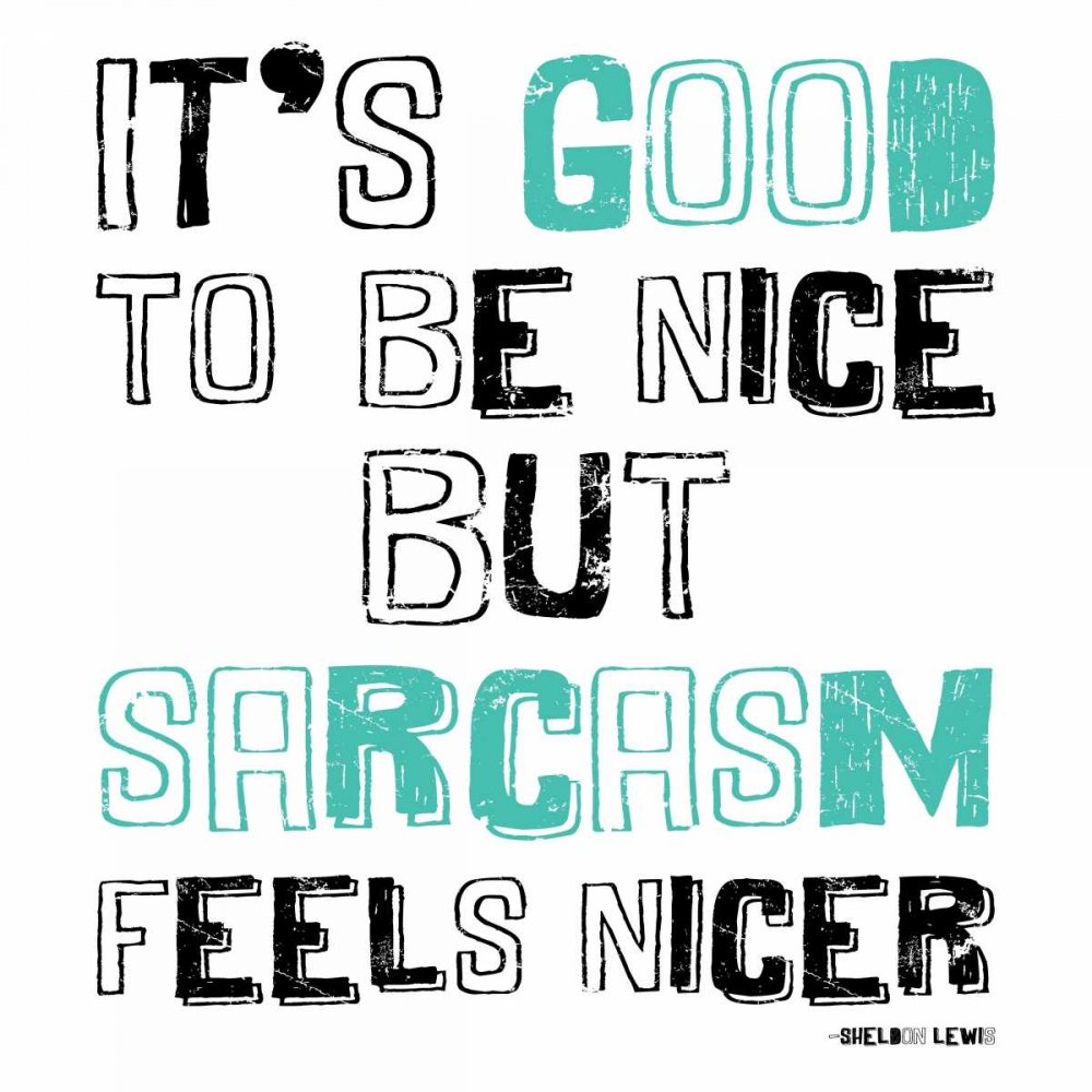 Sarcasm 2 art print by Jace Grey for $57.95 CAD