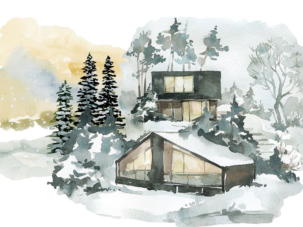 Hidden Cabin 2 art print by Jesse Keith for $57.95 CAD