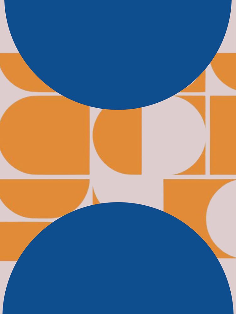 Navy Circles art print by Jesse Keith for $57.95 CAD