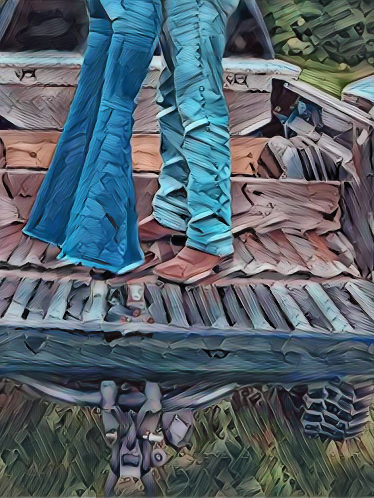Truck Bed Kisses art print by Jesse Keith for $57.95 CAD