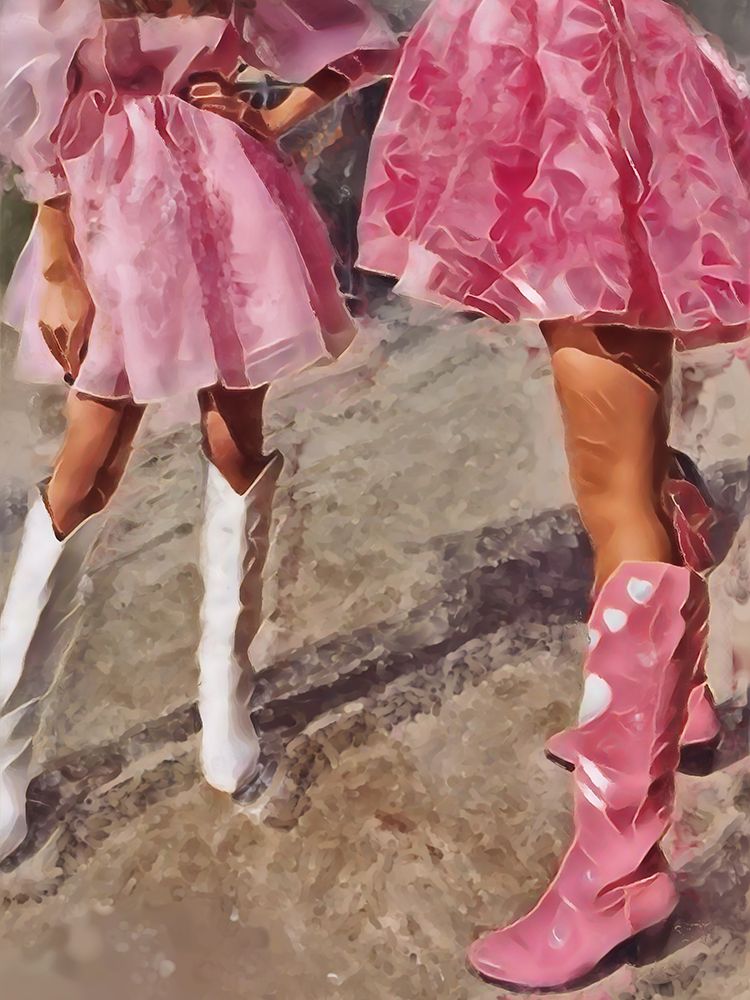 Pink Cowgirls art print by Jesse Keith for $57.95 CAD