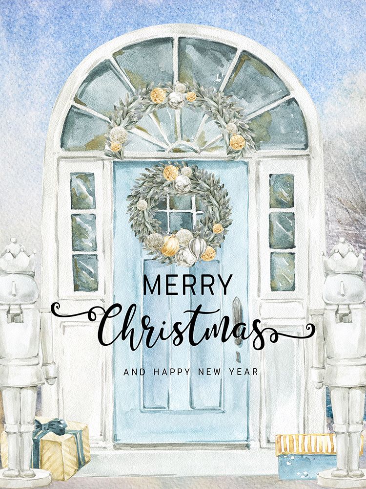 Christmas Door art print by Jesse Keith for $57.95 CAD