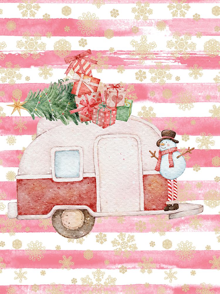 Trailer Xmas art print by Jesse Keith for $57.95 CAD