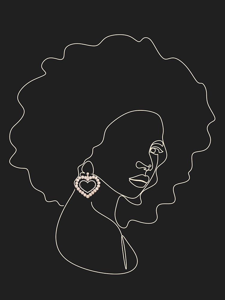 Pearls And Her Gaze art print by Jesse Keith for $57.95 CAD